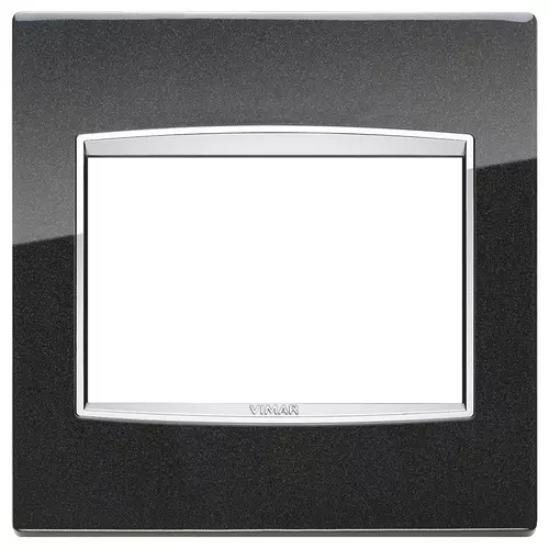 Vimar - 20648.C12 - Classic plate 3MBS Bright anthracite