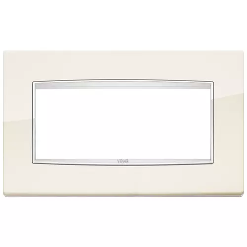 Vimar - 20649.C02 - Placa Classic 5MBS Bright blanco antiguo