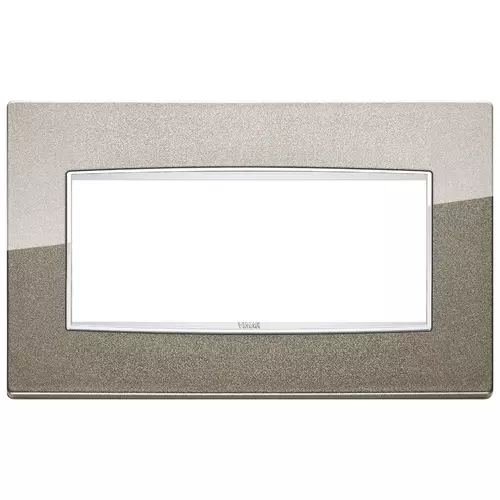 Vimar - 20649.C08 - Plaque Classic 5MBS Bright titane