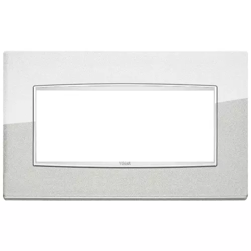 Vimar - 20649.C10 - Classic plate 5MBS Bright metallic silve