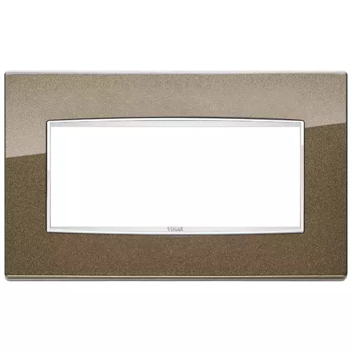 Vimar - 20649.C11 - Placa Classic 5MBS Bright marrón Siena