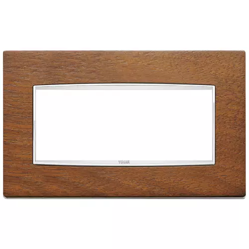 Vimar - 20649.C35 - Classic plate 5MBS Wood Italian walnut