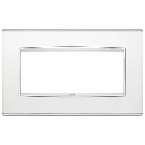 Vimar - 20649.C81 - Plaque Classic 5MBS Glass argent mirror