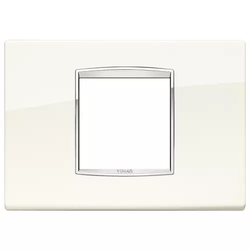 Vimar - 20652.C01 - Placa classic 2Mcentr Bright blanco árti