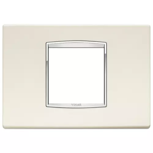 Vimar - 20652.C02 - Plaque Classic 2Mcentr Bright blanc anti