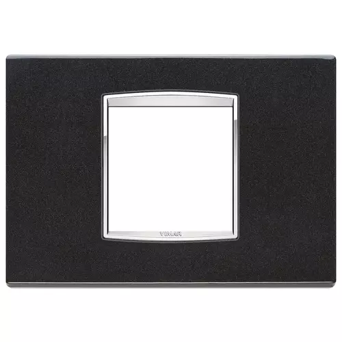 Vimar - 20652.C12 - Placa Classic 2McentrBS Bright antracita