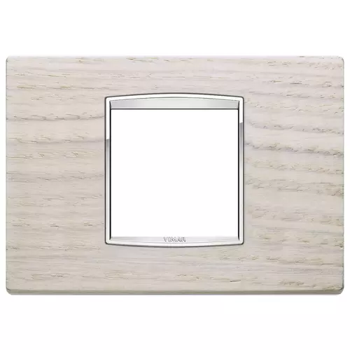 Vimar - 20652.C32 - Classic plate 2centrMBS Wood white oak