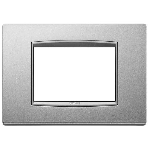 Vimar - 20653.N13 - Placca Classic 3M argento matt
