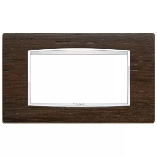 Vimar - 20654.C31 - Classic plate 4M Wood wengé Αφρικής