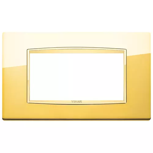 Vimar - 20654.G24 - Classic plate 4M Galvan.polished gold