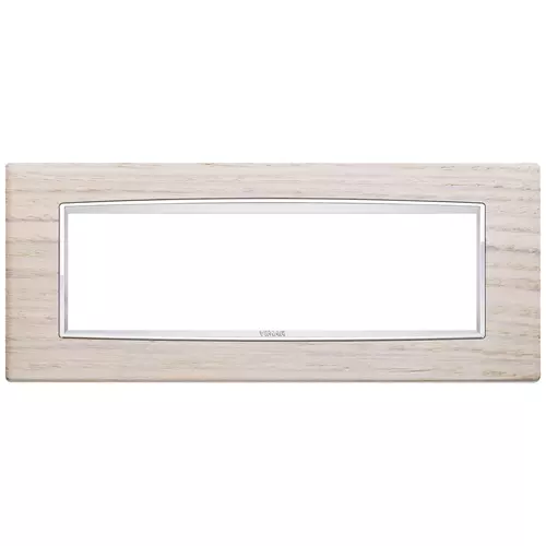 Vimar - 20657.C32 - Plaque Classic 7M Wood rouvre blanc