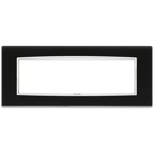 Vimar - 20657.C71 - Classic plate 7M Glass black ice