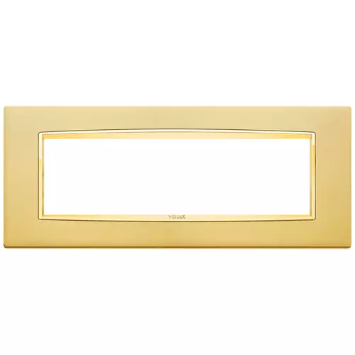 Vimar - 20657.G21 - Classic plate 7M Galvan.satin gold