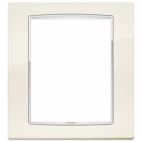 Vimar - 20668.C02 - Plaque Classic 8M Bright blanc antique
