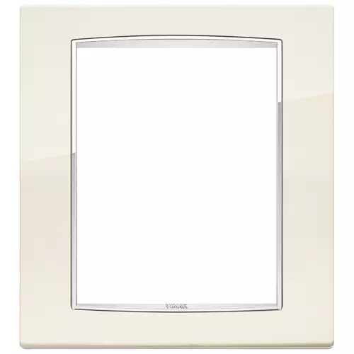 Vimar - 20668.C02 - Classic plate 8M Bright antique white