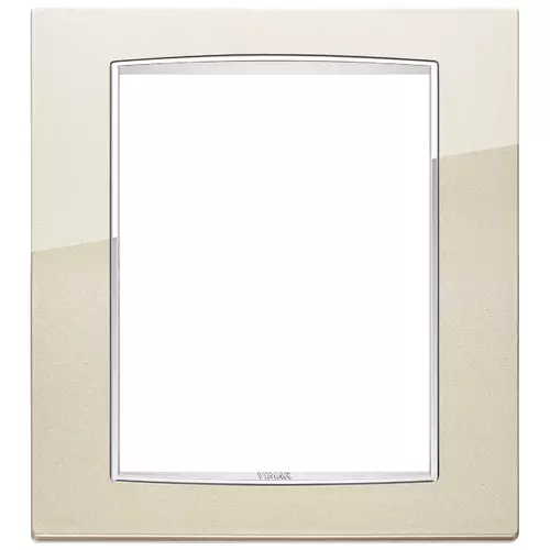 Vimar - 20668.C07 - Plaque Classic 8M Bright champagne