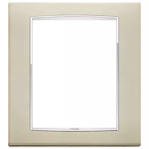 Vimar - 20668.C22 - Classic plate 8M Galvan.satin nickel