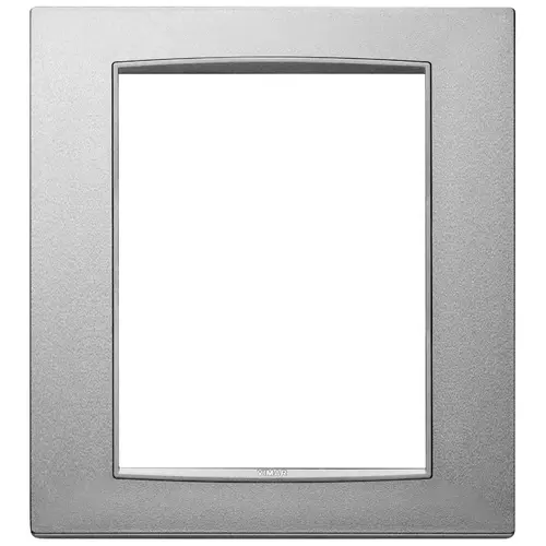 Vimar - 20668.N13 - Placca Classic 8M argento matt