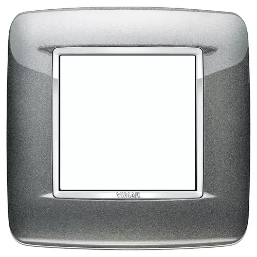 Vimar - 20672.C09 - Round plate 2M Bright Atlantic grey