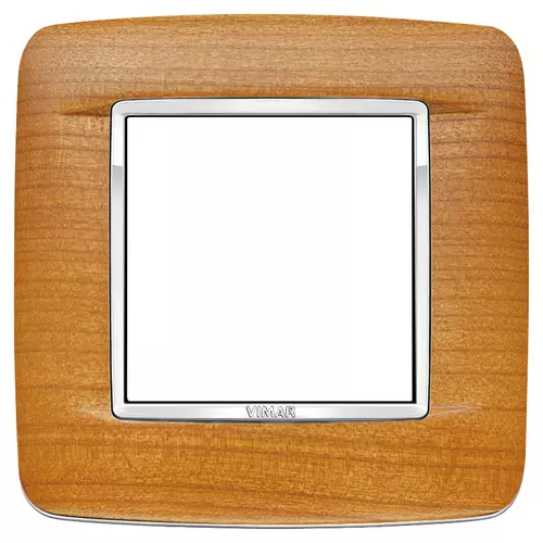 Vimar - 20672.C36 - Placa Round 2M Wood cerezo americano