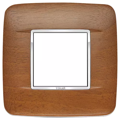 Vimar - 20677.C35 - Placa Round 2MBS Wood nogal italiano