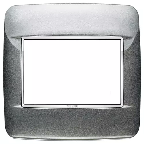 Vimar - 20678.C09 - Round plate 3MBS Bright Atlantic grey