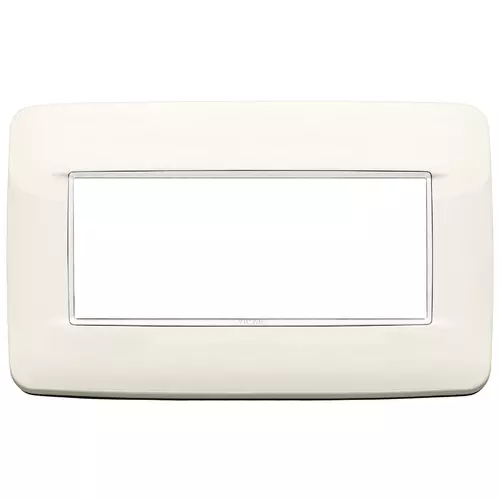 Vimar - 20679.B01 - Round plate 5M BS Bright arctic white