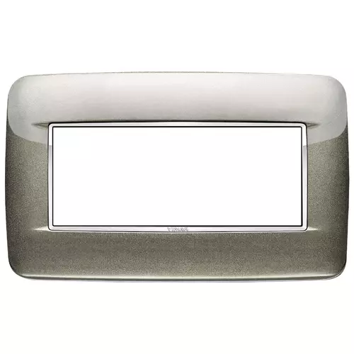 Vimar - 20679.C08 - Plaque Round 5MBS Bright titane