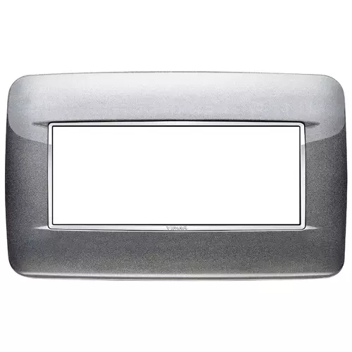 Vimar - 20679.C09 - Plaque Round 5MBS Bright gris Atlantique