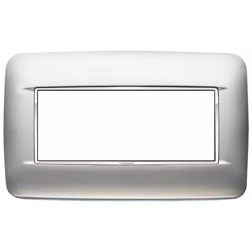 Vimar - 20679.C23 - Plaque Round 5MBS Galvan.chrome satiné