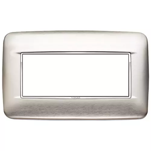 Vimar - 20679.C91 - Plaque Round 5MBS Inox brossé