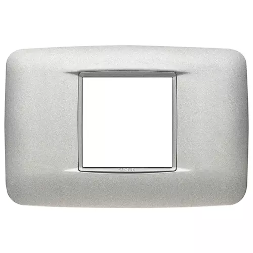 Vimar - 20677.N13 - Round plate 2M BS Bright matt silver