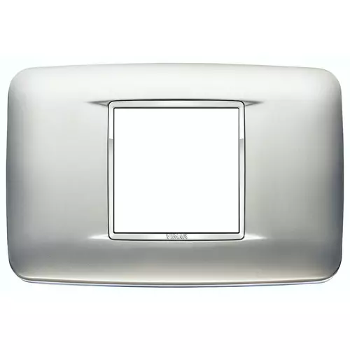 Vimar - 20682.C23 - Plaque Round 2Mcentr Galvan.chrome satin