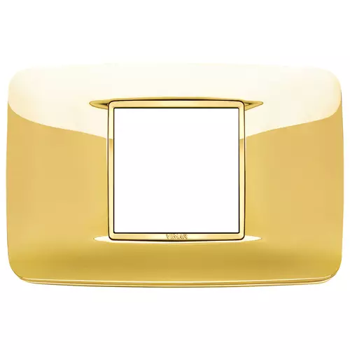 Vimar - 20682.G24 - Round plate 2centM Galvan.polished gold