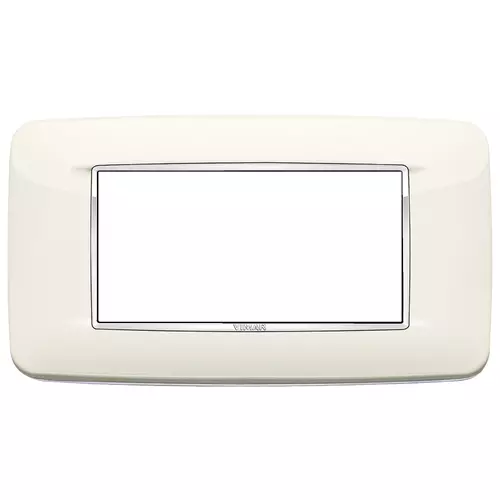 Vimar - 20684.C01 - Plaque Round 4M Bright blanc arctique