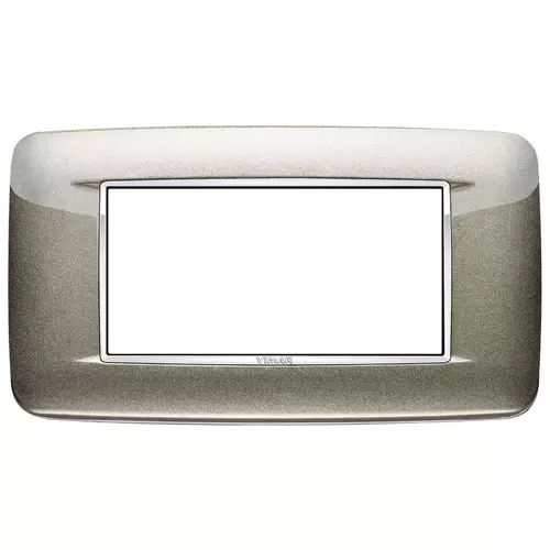 Vimar - 20684.C08 - Placa Round 4M Bright titanio