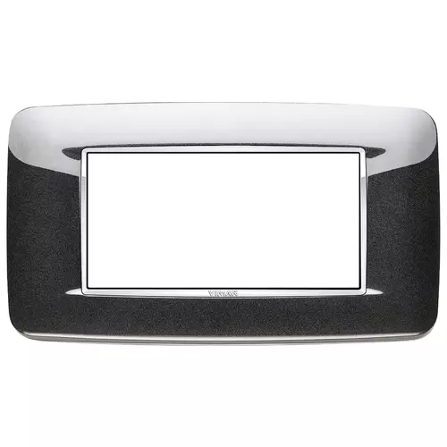Vimar - 20684.C12 - Round plate 4M Bright anthracite