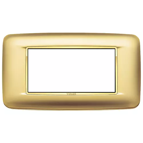 Vimar - 20684.G21 - Round plate 4M Galvan.satin gold