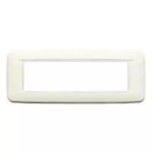 Vimar - 20687.B01 - Round plate 7M Bright arctic white