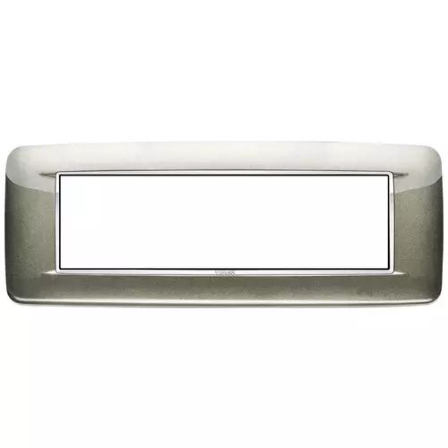 Vimar - 20687.C08 - Placa Round 7M Bright titanio