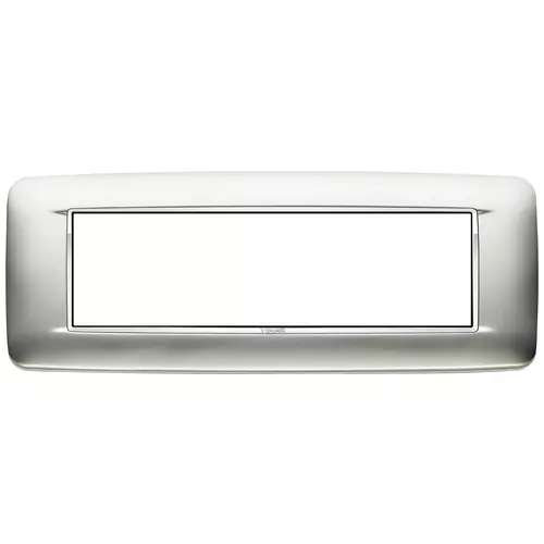 Vimar - 20687.C23 - Round plate 7M Galvan.satin chrome