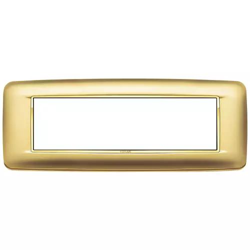 Vimar - 20687.G21 - Πλαίσιο Round 7M χρυσό σατινέ