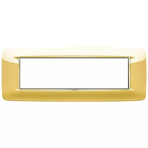 Vimar - 20687.G24 - Round plate 7M Galvan.polished gold