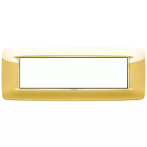 Vimar - 20687.G24 - Placa Round 7M Galvan.oro brillante