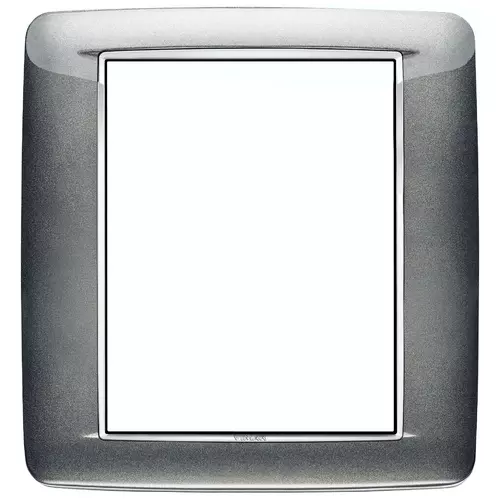 Vimar - 20698.C09 - Round plate 8M Bright Atlantic grey