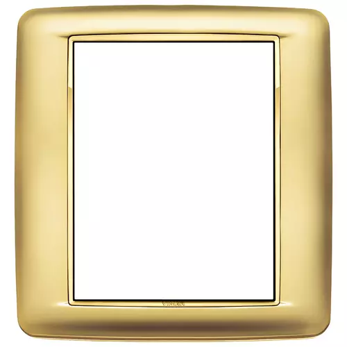 Vimar - 20698.G21 - Round plate 8M Galvan.satin gold