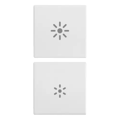 Vimar - 20751.3.B - Due mezzi tasti 1M dimmer bianco