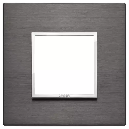 Vimar - 21642.03 - Plaque 2M aluminium gris lave