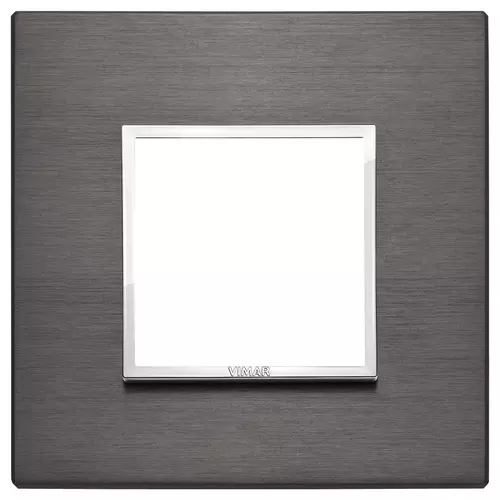 Vimar - 21642.03 - Plate 2M aluminium lava grey