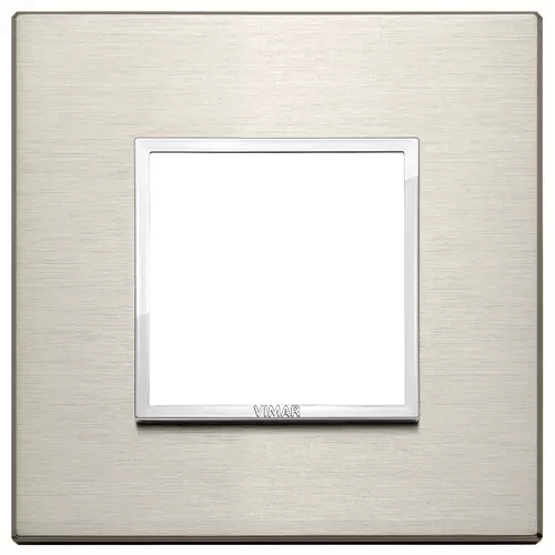 Vimar - 21642.04 - Placa 2M aluminio bronce